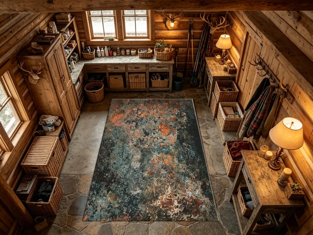 Alt view image 6 of 7 - Distressed Vintage Mixed Color Print Washable Rectangle Area Rug, Decorative Indoor Floor Carpet for Living Room Bedroom Dining Room, Multiple Sizes 6x10,6x8,5x7,4x6,3x5