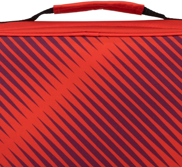 Alt view image 5 of 7 - Zipper Binder, 2 Inch 3-Ring Binder with Round Rings, 5-Tab Expanding File, 380 Sheet Capacity, Fire Red (72538) (Pack of 4)