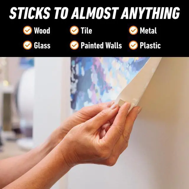 Alt view image 3 of 7 - Removable Mounting Putty Reusable & Repositionable Adhesive 84 Count Pre-Cut Squares (Pack of 6) Holds 2 lbs Back to School Supplies for Teachers Students Parents, Indoor Outdoor