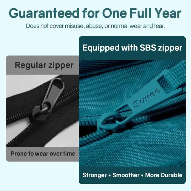Alt view image 5 of 7 - Zippered Binder Bag with Handle, 2-Inch 3-Ring O-Ring, 500-Sheet Capacity, Includes Zip Pocket, 5-Tab Expanding File Folder, Multi-Pocket Organizer Binder for Middle School, Dark Teal-Green