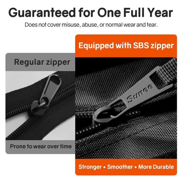 Alt view image 5 of 7 - Zippered Binder Bag with Handle, 2-Inch 3-Ring O-Ring, 500-Sheet Capacity, Includes Zip Pocket, 5-Tab Expanding File Folder, Multi-Pocket Organizer Binder for Middle School, Black