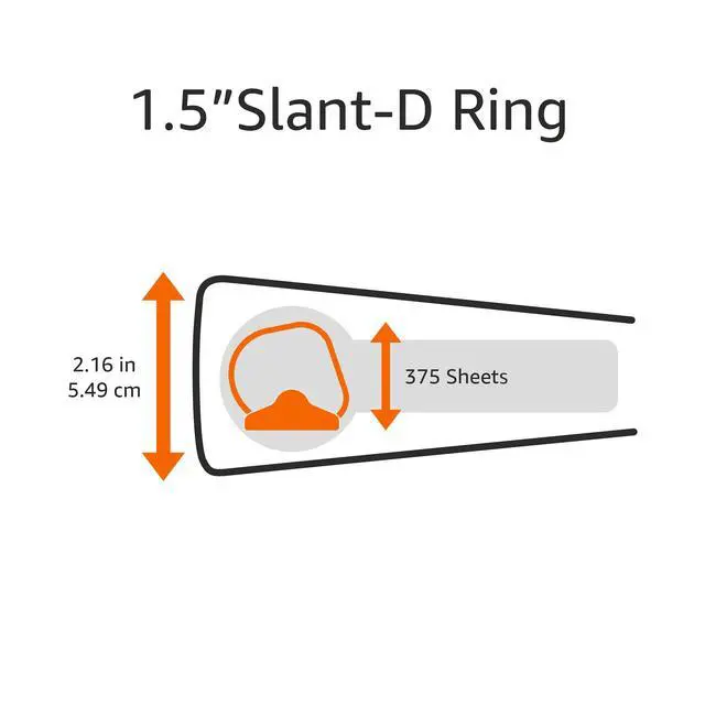 Alt view image 4 of 7 - 3 Ring Binders, 1.5 Inch D-Ring Organizer for School, Home Office, White, 4 Pack