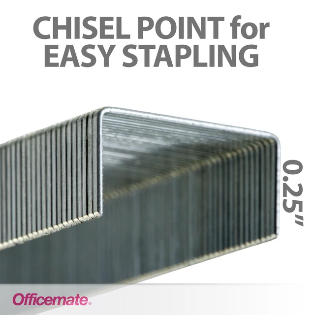 Alt view image 2 of 7 - Standard Staples, 5 Boxes General Purpose Staple, 5000 Staples/Box (91925) (Pack of 2)