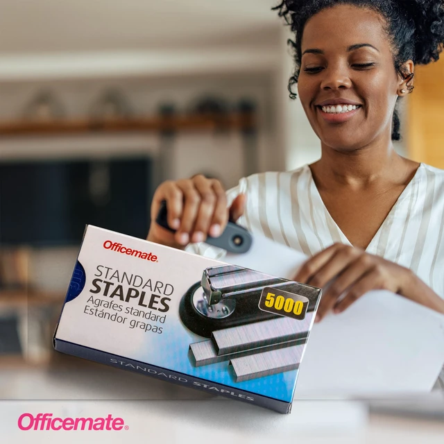 Alt view image 5 of 7 - Standard Staples, 5 Boxes General Purpose Staple, 5000 Staples/Box (91925) (Pack of 2)