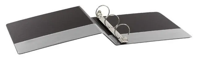 Alt view image 5 of 6 - Economy 3 Ring Binder, 2 Inch, Presentation View, Black, Holds 475 Sheets, Nonstick, PVC Free, 4 Pack of Binders (79522)