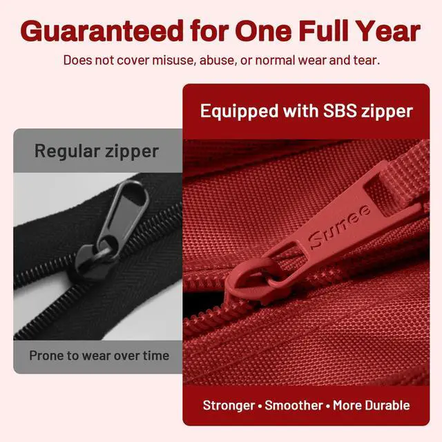Alt view image 4 of 7 - Zipper Binder 3 Ring, 3 Inch O-Ring with Handle and Shoulder Strap, 600-Sheet Capacity, 5-Tab Expanding File Folder, Multi-Pockets for Middle School Organizer Binder with Zipper, Bright Red