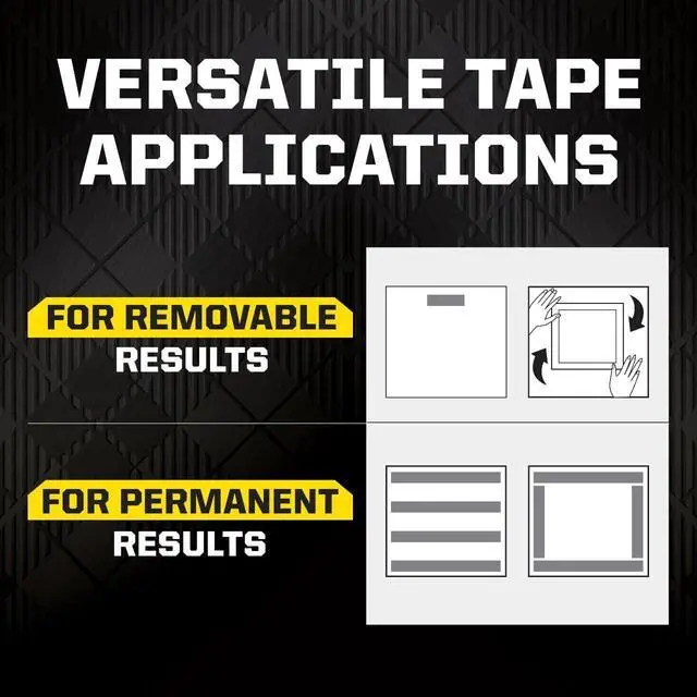 Alt view image 5 of 7 - Multipurpose Gel Tape, 2 Pack (2 Rolls), 30 mm x 1.5 m (1.18 in x 60 in) Each, Heavy Duty Double-Sided Removable Mounting Tape, Clear, Holds Up to 20 lb