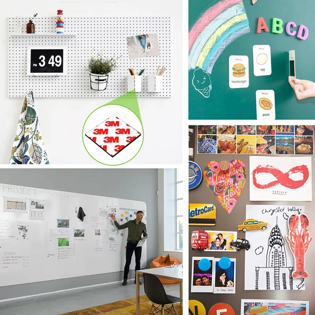 Alt view image 4 of 4 - Magnets with Adhesive Backing(72PCS Each 1.5" x1.5"),Pre-Cut Self Sticky Magnets,Bulk Value Pack for Teacher Supplies,Peel and Stick for Classroom Sticker(80mil Magnet)