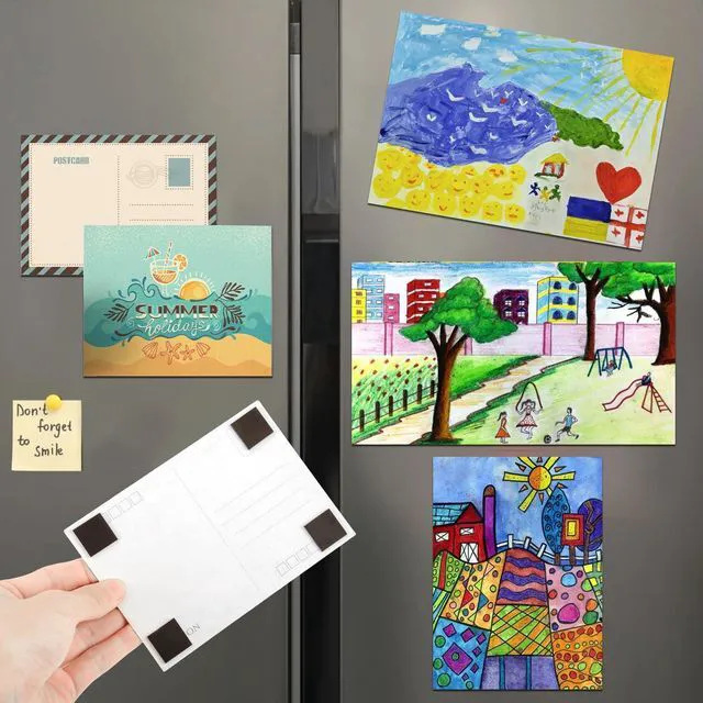 Alt view image 4 of 6 - Adhesive Magnets Each 3/4" x 3/4",288PCS Value Pack for Teacher in Classroom,Office Essentials Supplies to Make Things Into Magnetic Sticker(80mil Magnet)