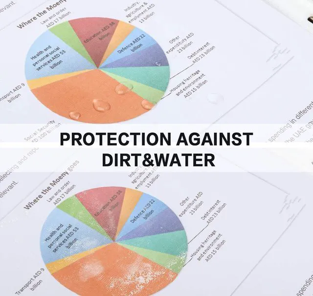 Alt view image 6 of 7 - 600 Pack Heavy Duty Sheet Protectors Fit 3 Ring Binder, Letter Size Clear Heavy Duty Plastic, 9.25 x 11.25 inch, Reinforced 11-Hole, Fit for 3 Ring Binder, Top Loaded, Excluding Acid