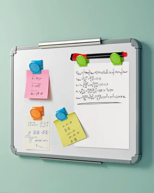 Alt view image 5 of 7 - Magnetic Clips, 48 Pieces Magnetic Metal Chip Clips Fridge Magnets Refrigerator Whiteboard Locker Magnets Heavy Duty Clip Classroom Organization Teacher Must Haves School Supplies Accessories