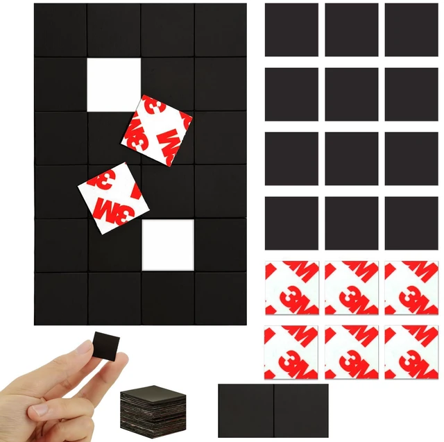 Main image of Pre-Cut Magnet Tape Strip,Thin Magnetic Squares with Self Adhesive(576PCS 3/4" x 3/4"),Sticky Magnets for Classroom/Family Activities,Peel and Stick ONLY for Cards/Picture/Paper (20mil Magnet)