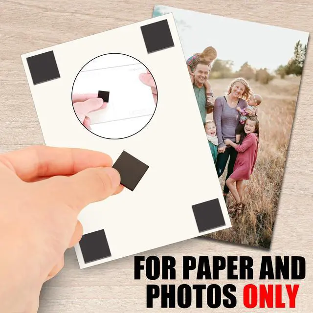 Alt view image 4 of 6 - Magnetic Squares Pieces with Adhesive Backing(Each 3/4" x 3/4"),Self Sticky Magnets for Classroom Activities,Peel and Stick for Cards/Picture/Poster (40mil Magnet 384PCS)