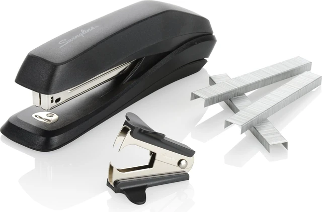 Main image of Stapler Value Pack, 20 Sheet Capacity, Jam Free, includes Stapler, 1250 Staples and Staple Remover, Black (54567)
