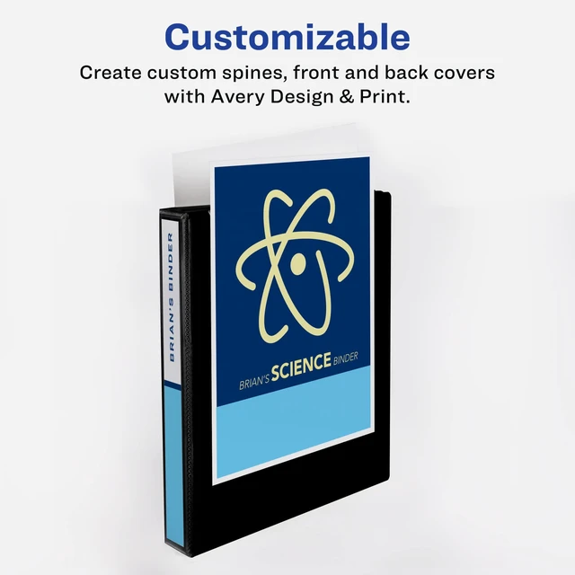 Alt view image 3 of 7 - Durable View 3 Ring Binder, 3" EZD Rings, 1 White Binder For Daily School, Home and Office Use, Tear-Resistant Spine, DuraEdge Split-Resistant Edges, Clear Interior Pockets