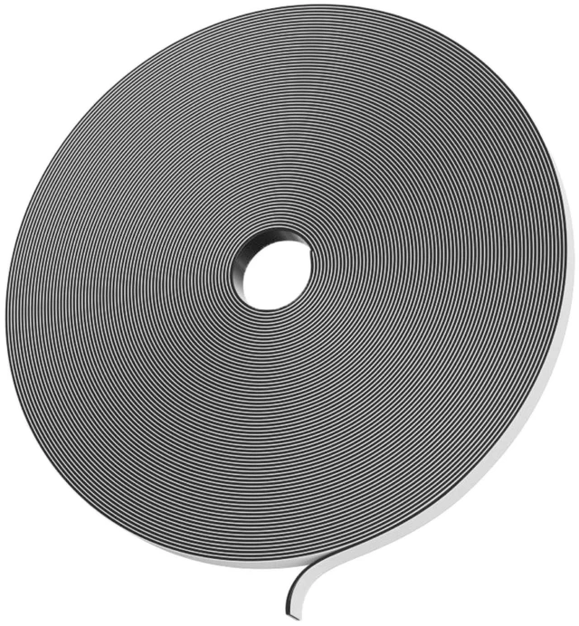 Main image of Flexible Magnetic Strip - Heavy-Duty Magnet Strips with Strong Adhesive Backing for Walls, Boards, Signs, and More - 0.06" Thick - 1" W - 100 Ft - 1 Roll