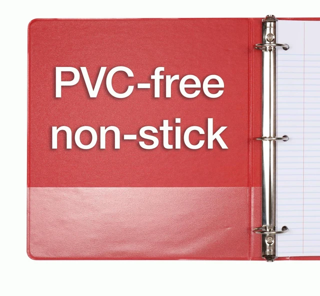 Alt view image 6 of 6 - 3 Ring Binders, 1.5 Inch, Round Rings, Holds 350 Sheets, ClearVue Presentation View, Non-Stick, Assorted Bright Colors, 6 Pack (79557)
