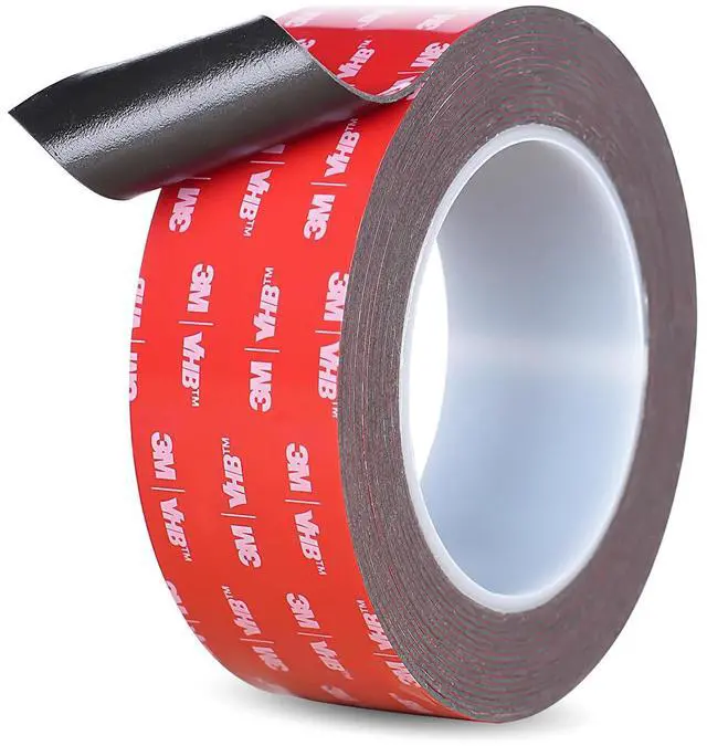 Main image of Double Sided Tape Heavy Duty, Waterproof Mounting Foam Tape, 16.5ft Length, 1.57in Width, High Temperature Resistant Adhesive Tape for Car, LED Strip Light, Office Decor, Uses VHB 5952 Raw Material