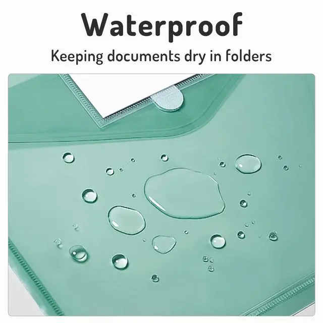 Alt view image 7 of 7 - Binder Pocket, 36 Pack Super Heavyweight Plastic Binder Folders Tight Closure Binder Folders Side Loading, 3 Ring Binder Pocket, Binder Dividers with Pockets, Letter Size, Retro Series