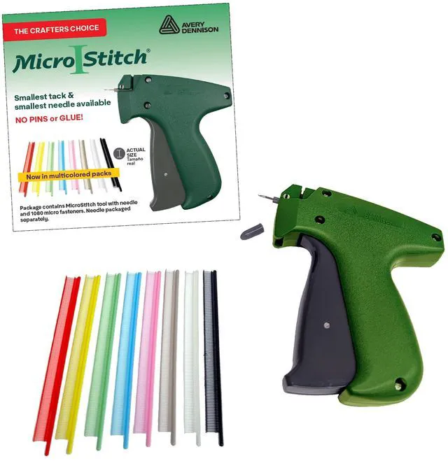 Main image of ® AllinOne Tagging Gun Kit UltraFine Needle Tagger with Black/White & Color Fasteners FabricSafe for Clothing Repairs, Quilting, Crafts, and DIY Projects (8 Colors)