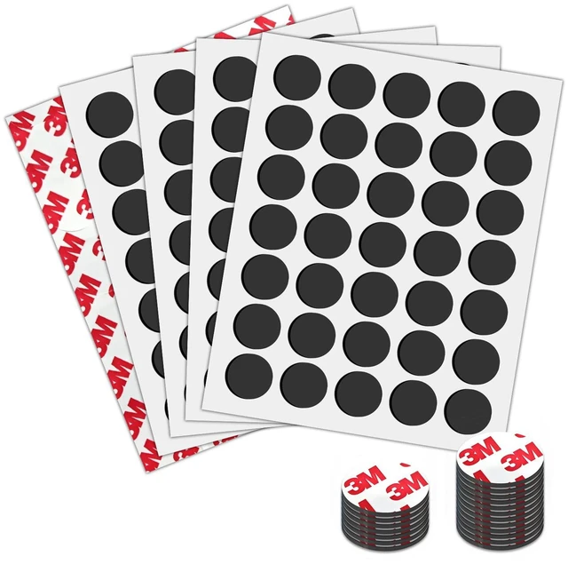 Main image of Circle 0.75" Round Magnets with Adhesive Backing,Peel and Stick Refrigetor Magnets,Self Sticky Pre-Cut Magnetic Dots (175 PCS)