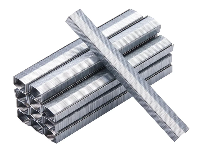 Alt view image 5 of 5 - Office B8 PowerCrown 0.25 Inch Staples, Pack of 40,000 Staples, (STCRP21151/4-8), Silver