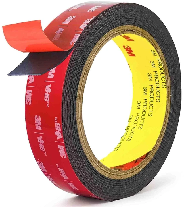 Main image of 3M Double Sided Tape Heavy Duty Mounting Tape Strong Adhesive Strips, Picture Hanging Strips (1in X 10ft)
