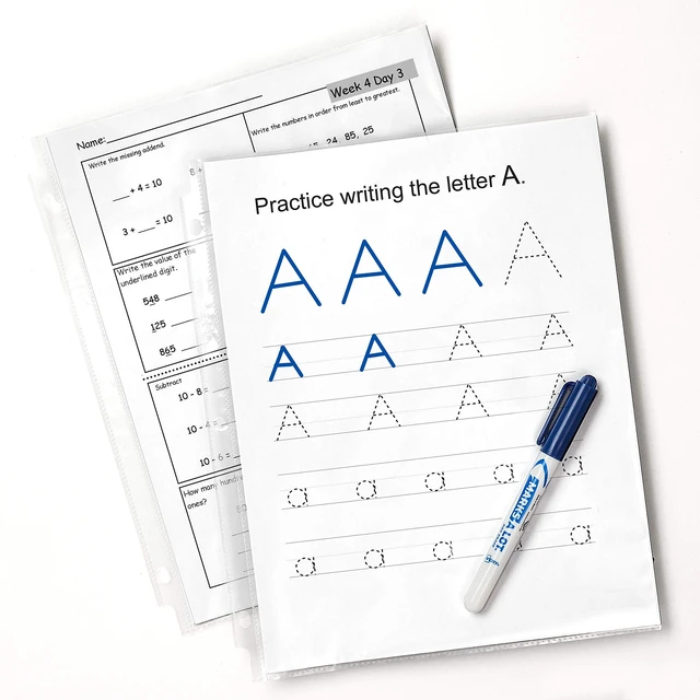 Alt view image 5 of 7 - ® Semi-Clear Standard Weight Sheet Protectors, Top Load, 100 Document Protectors (75536)