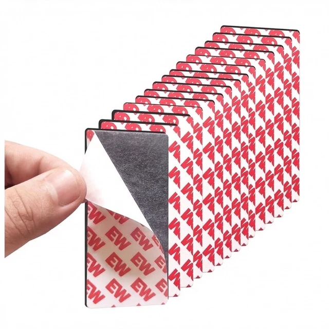 Main image of Magnetic Tape 2x4 Inch 15 Pack, Strong Adhesive Magnets for Crafts Magnetic Strips with Strong Adhesive Backing for DIY Crafts, Fridge, Photo Display. Flexible,Easy to Cut, Peel & Stick