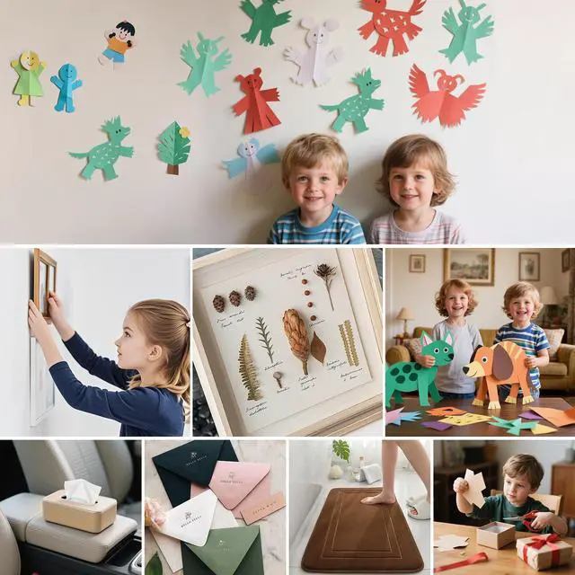Alt view image 7 of 7 - Sticky Dots, 400PCS Glue Points Dots Double Sided for Smooth Wall, Posters, Balloons - 0.4" Removable Clear Sticky Dots, No Residue Museum Putty for Home & Party & Crafts Use
