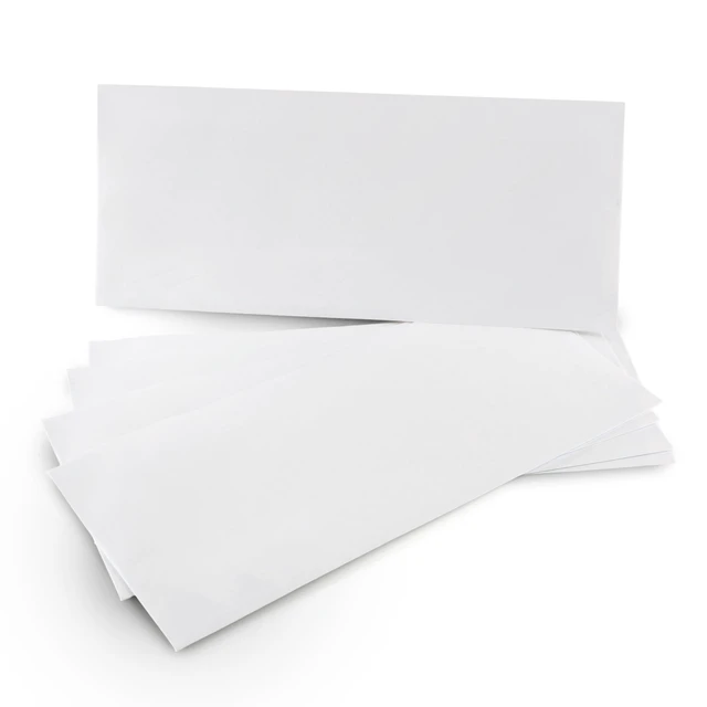 Alt view image 2 of 5 - #10 Security Mailing Envelopes Letter Size, Self Seal, 500 Count No Window, EnveGuard security tint, White, 4 x 9½ in, 24 lb paper
