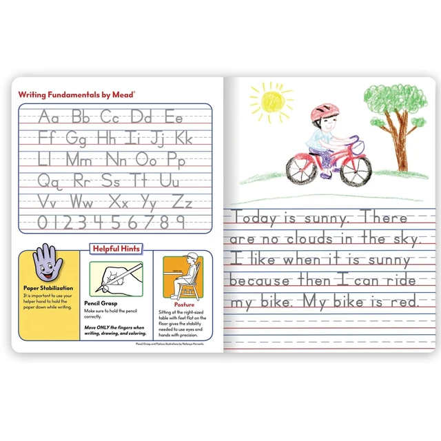 Alt view image 3 of 6 - Primary Journal Creative Story Tablet Composition Notebook, 7.5" x 9.75", Grades K-2, 100 Sheets, Red (489903-ECM), (Pack of 12)