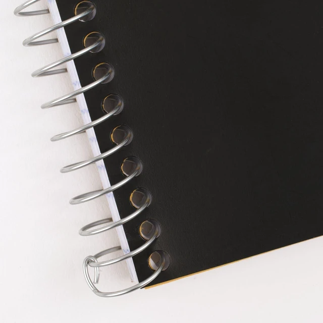 Alt view image 5 of 7 - Spiral Notebook, 2 Subject, College Ruled Paper, 6" x 9-1/2", 80 Sheets, Fights Ink Bleed, Water Resistant Cover, Black (840029AA2-ECM), (Pack of 12)