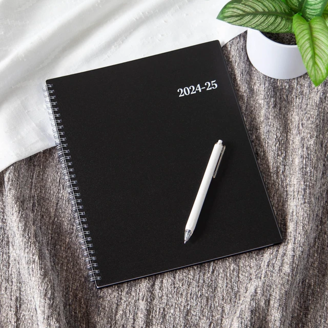 Alt view image 2 of 7 - 2024-2025 Academic Year Weekly and Monthly Planner, July 2024 - June 2025, 8.5" x 11", Flexible Cover, Wirebound, Enterprise (150144)
