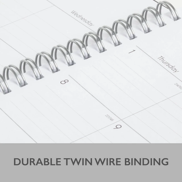 Alt view image 6 of 7 - 2024-2025 Academic Year Weekly and Monthly Planner, July 2024 - June 2025, 8.5" x 11", Flexible Cover, Wirebound, Enterprise (150144)