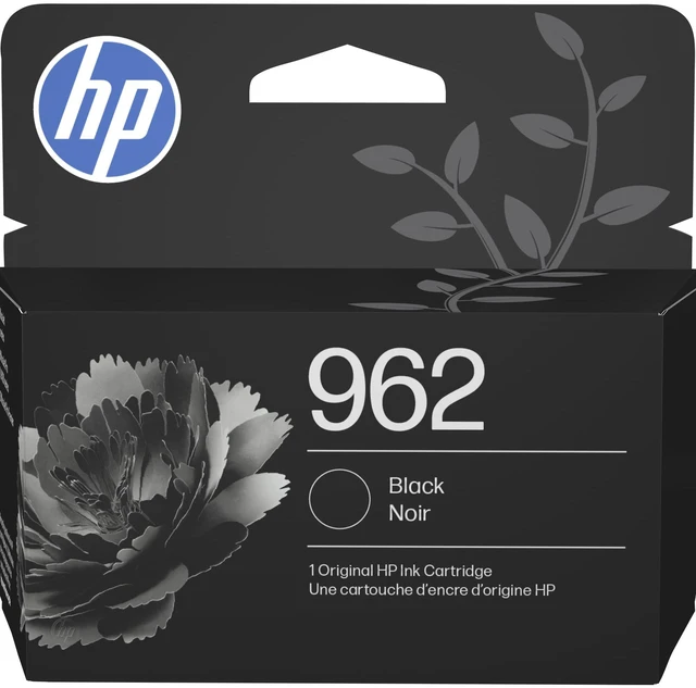 Main image of 962 Black Ink Cartridge | Works with OfficeJet 9010, Pro 9020 | Eligible for Instant Ink | 3HZ99AN