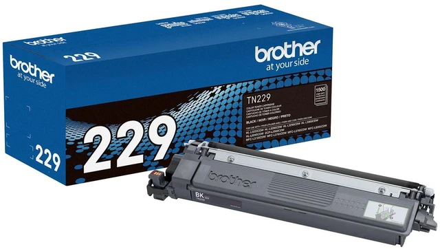 Main image of Genuine TN229BK Black Standard Yield Printer Toner Cartridge - Print up to 1,500 Pages(1)