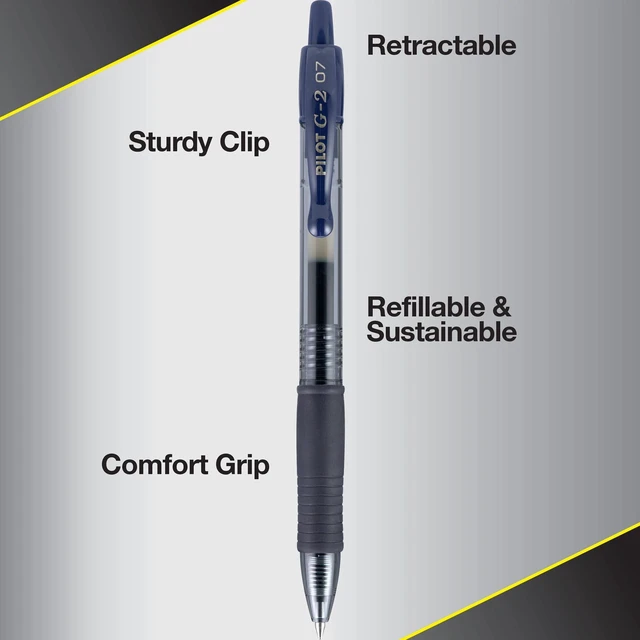 Alt view image 5 of 6 - G2 Premium Gel Roller Pens, Fine Point 0.7 mm, Pack of 12