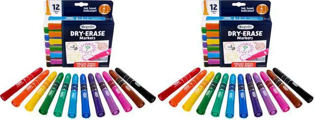 Main image of Take Note Dry Erase Markers for School (12ct) Essential Easter Basket Stuffers, Chisel Tip Whiteboard Markers, Spring Craft Supplies for Teachers, Low Odor (Pack of 2)
