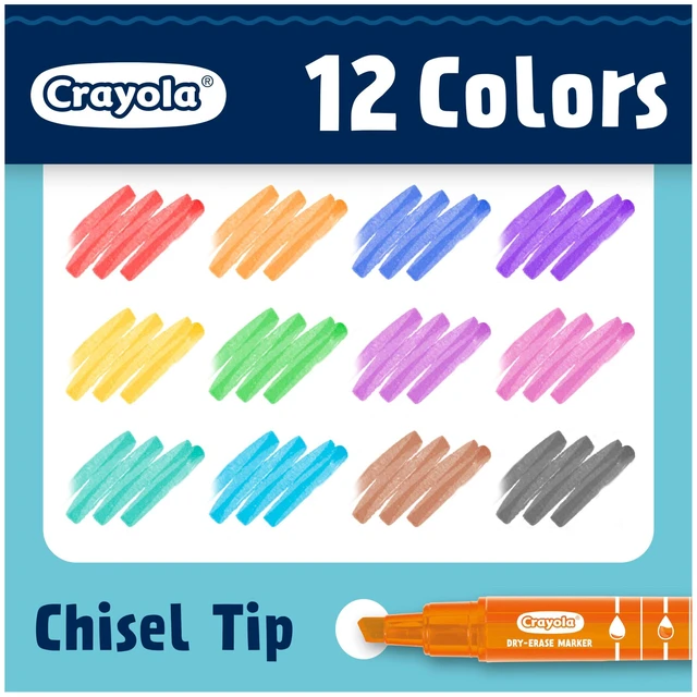 Alt view image 7 of 7 - Take Note Dry Erase Markers for School (12ct) Essential Easter Basket Stuffers, Chisel Tip Whiteboard Markers, Spring Craft Supplies for Teachers, Low Odor (Pack of 2)