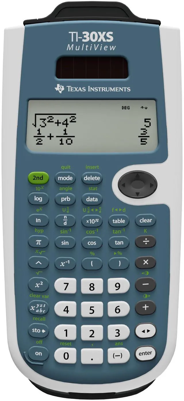 Alt view image 2 of 7 - TI-30XS MultiView Scientific Calculator Powerful, four-line scientific calculator for high school math and science