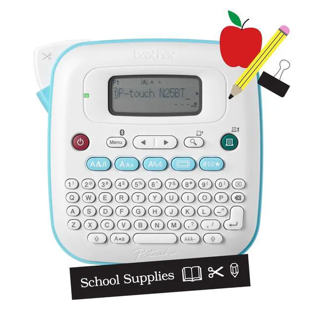 Alt view image 2 of 7 - P-Touch PT-N25BT Personal Connected Label Maker, Bluetooth, Design&Print2 app, Portable, Handheld and Prints with P-Touch Btag½â (12mm) Wide Color Label Tapes
