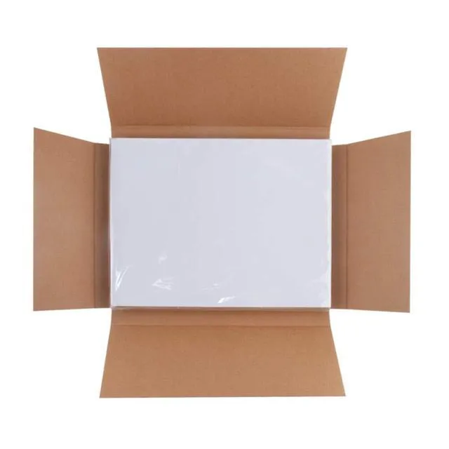Alt view image 6 of 6 - L LIKED 500 Matte Printable White Sticker Paper Full Sheet Labels 8.5"x 11" 500 sheets, strong adhesive, laser/inkjet compatible, smudge-free, for shipping, crafts & labels