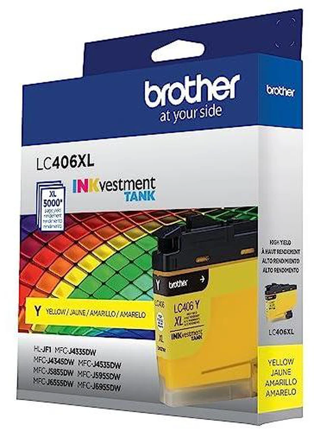 Alt view image 5 of 6 - LC406XLY High Yield Yellow Ink Cartridge