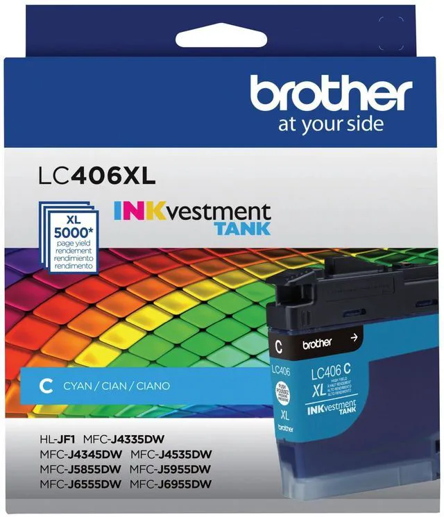 Alt view image 2 of 7 - LC406XLC High Yield Cyan Ink Cartridge