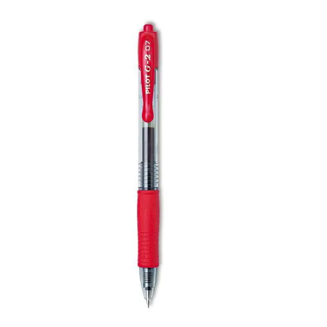 Alt view image 3 of 5 - G2 Premium Refillable and Retractable Rolling Ball Gel Pens,Fine Point,Red Ink,(31022),12 Count (Pack of 2)