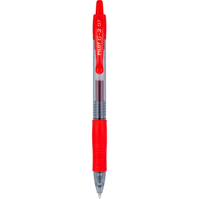 Alt view image 4 of 5 - G2 Premium Refillable and Retractable Rolling Ball Gel Pens,Fine Point,Red Ink,(31022),12 Count (Pack of 2)