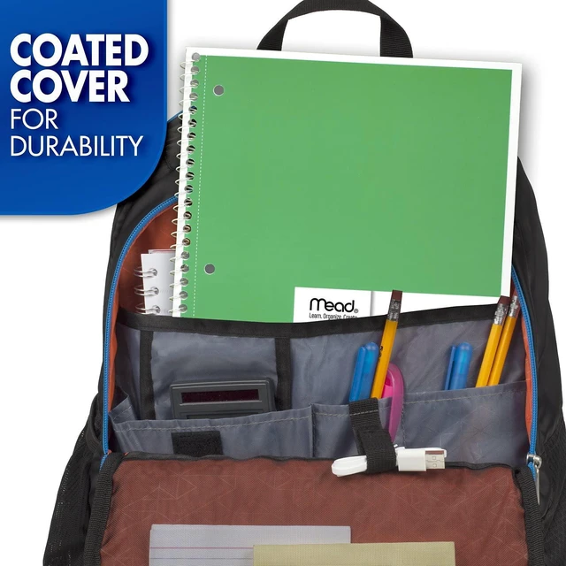 Alt view image 6 of 7 - Spiral Notebook, 12 Pack, 1 Subject, College Ruled Paper, 7-1/2" x 10-1/2", 70 Sheets per Notebook, Colors Will Vary (830063-ECM25)