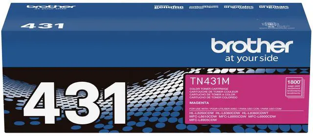Alt view image 7 of 7 - Printer TN431M Standard Yield Toner-Retail Packaging, Magenta