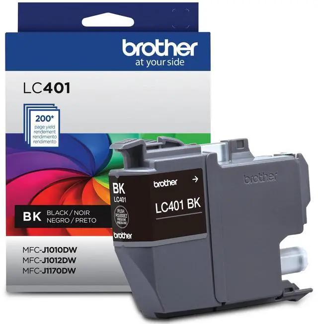 Alt view image 2 of 7 - Ink Cartridge, Black, LC401BK, Standard Yield | Pack of 2